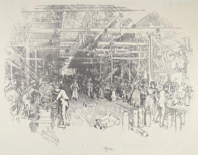Kabuk Fabrikası, 1916. by Joseph Pennell