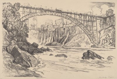 Çelik Köprü by Joseph Pennell