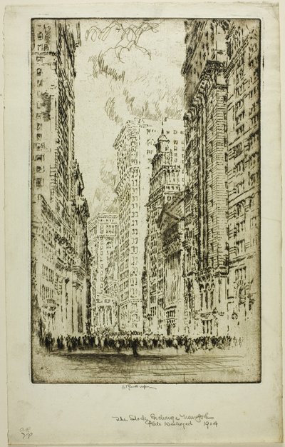 Borsa by Joseph Pennell