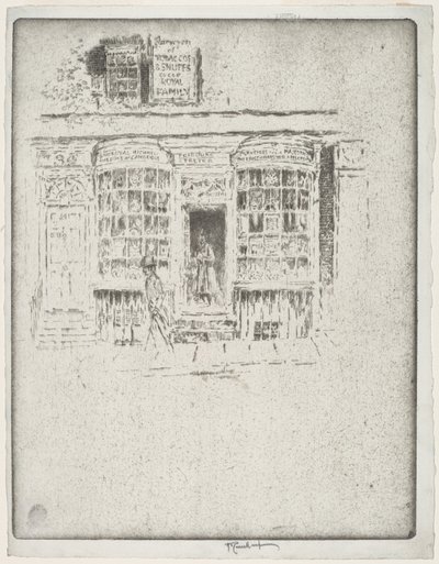 Tütün Dükkanı by Joseph Pennell