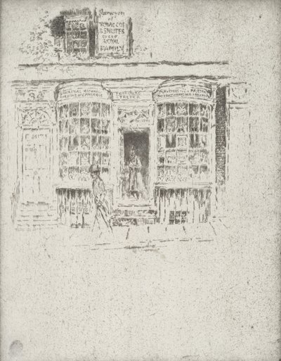 Tütün Dükkanı, 1903. by Joseph Pennell