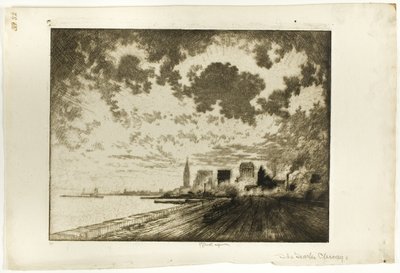 İzler, Şikago by Joseph Pennell