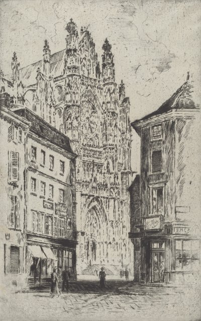 Transept, Beauvais, 1907. by Joseph Pennell