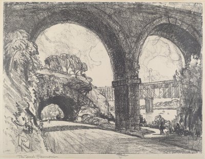 Parktaki Tünel, 1912. by Joseph Pennell