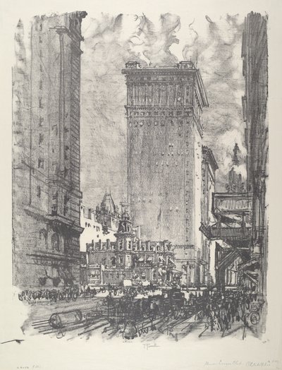 Birlik Ligi, 1912. by Joseph Pennell
