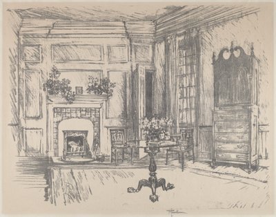 Üst oda, Stenton by Joseph Pennell