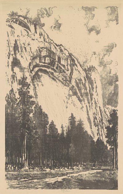 Yosemite Vadisi by Joseph Pennell