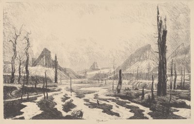 Issızlık Vadisi, 1910. by Joseph Pennell