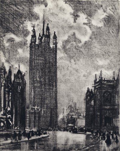 Victoria Kulesi by Joseph Pennell