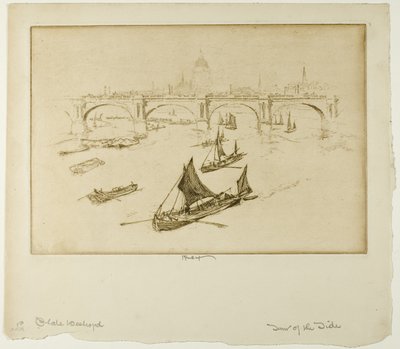 Waterloo Köprüsü by Joseph Pennell