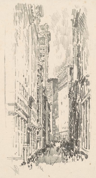 William Caddesi, 1904. by Joseph Pennell