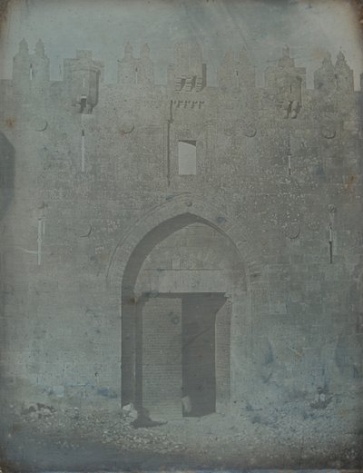Şam Kapısı, Kudüs, 1842-44. by Joseph Philibert Girault De Prangey