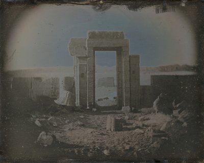 Horus Tapınağı, Edfu, 1842-44. by Joseph Philibert Girault De Prangey