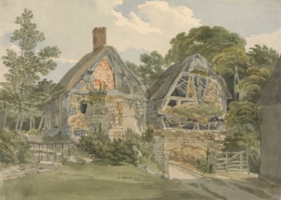 Sazdan Kır Evi ve Bitişikteki Ahır by Joseph Powell