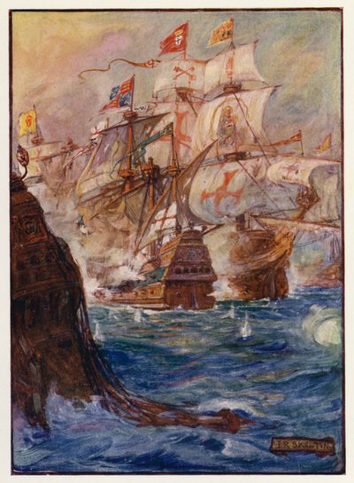 Cebelitarık#39;ın ele geçirilmesi by Joseph Ratcliffe (after) Skelton