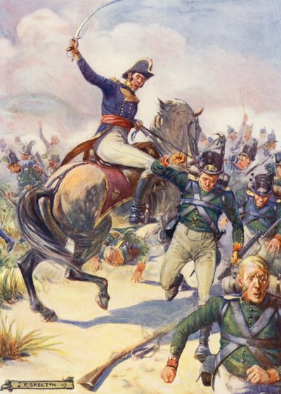 Blaauwberg Savaşı#39;nda General Janssens (renkli fotoğraflar) by Joseph Ratcliffe (after) Skelton