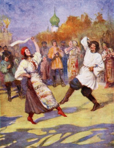 Rus Köylü Dansı by Joseph Ratcliffe Skelton