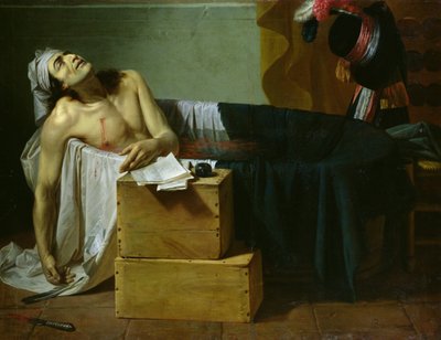 The Death of Marat, 1793  by Joseph Roques