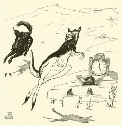Yaşlı Adam Kanguru (gravür) by Joseph Rudyard (after) Kipling