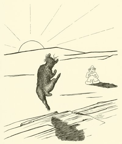 Yaşlı Adam Kanguru (gravür) by Joseph Rudyard (after) Kipling