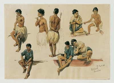Puinipet (Ponape) Adası Yerlileri, Caroline Adaları by Joseph Selleny