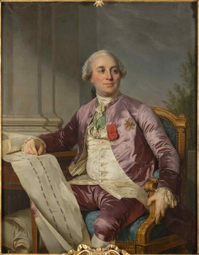 Charles Claude Flahaut de La Billarderie, Angiviller Kontu 1730-1809, 1779. by Joseph Siffred Duplessis