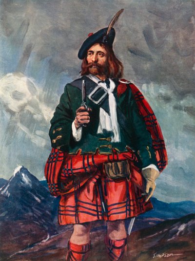 Rob Roy Mac Gregor, 1660-1735 by Joseph Simpson
