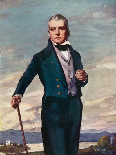 Sör Walter Scott, 1771-1832 by Joseph Simpson