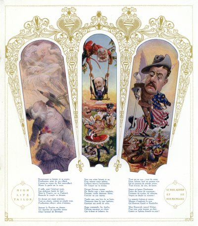 Karikatürler (renkli taş) by Joseph Sirat
