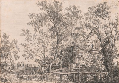 Rakamlarla Peyzajda Sahipsiz Kır Evi by Joseph Stannard