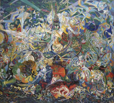 Işıklar Savaşı, Coney Adası, Mardi Gras by Joseph Stella