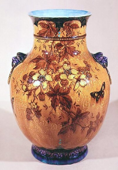 Vazo, c.1870-80 (toprak kap) by Joseph Theodore Deck