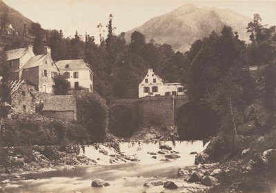 Gèdres Köyü, Gavarnie Yolu, 1853. by Joseph Vigier