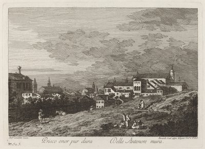 Priscus onuru hala sürüyor ... by Joseph Wagner after Canaletto