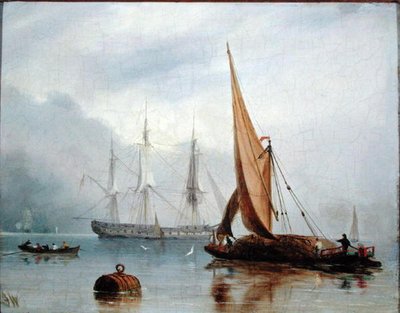 Sakin Bir Gün (panelde yağ) by Joseph Walters