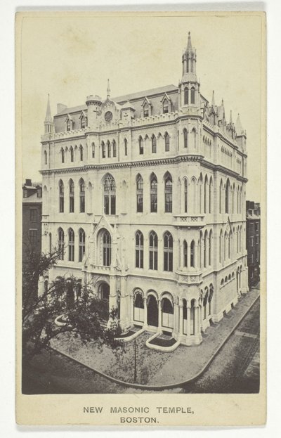 Yeni Mason Tapınağı, Boston by Joseph Ward