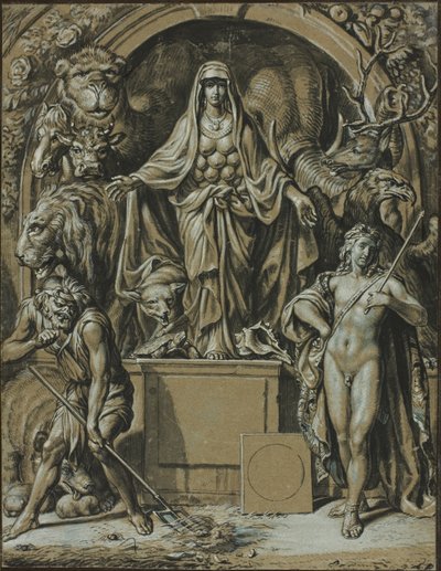 Doğanın Alegorisi Olarak Efesli Diana by Joseph Werner