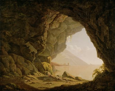 Napoli Yakınındaki Mağara, 1774 by Joseph Wright of Derby
