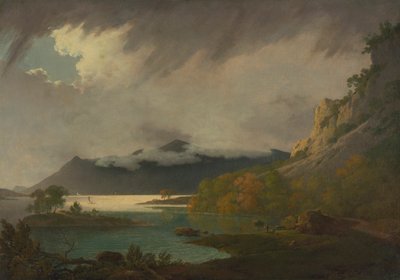 Uzakta Skiddaw ile Derwent Suyu by Joseph Wright of Derby