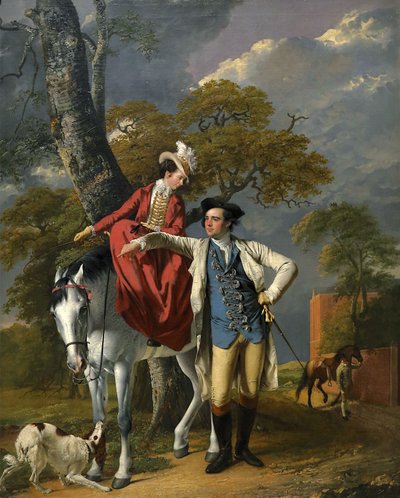 Bay ve Bayan Thomas Coltman, c.1770-72 by Joseph Wright of Derby