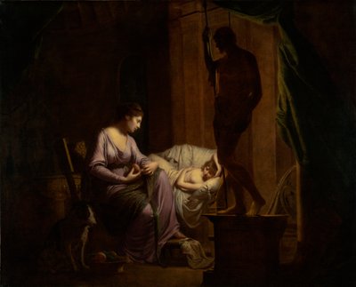 Penelope Ağını Çözüyor, 1783-4 by Joseph Wright of Derby