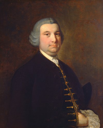 Bir Beyefendinin Portresi, c. 1760. by Joseph Wright of Derby