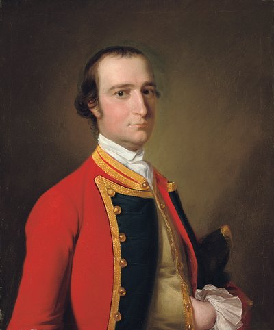 Geleneksel olarak İlk Ayaklı Alexander Baillie olarak tanımlanan bir beyefendinin portresi, c.1761-62 by Joseph Wright of Derby