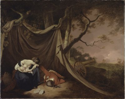 Ölü Asker, c.1789 (tuval üzerine yağlı boya) by Joseph Wright of Derby