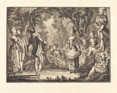 Halk dansı by Joseph de Longueil after Charles Eisen