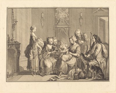 güzel hemşire by Joseph de Longueil after Charles Eisen