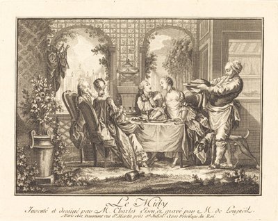 Öğle vakti by Joseph de Longueil after Charles Eisen