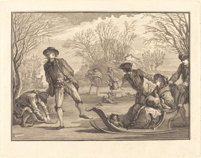 Kış by Joseph de Longueil after Charles Eisen