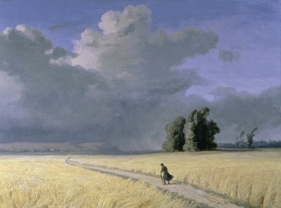 Calais yakınlarındaki mısır tarlası by Josephine Bowes
