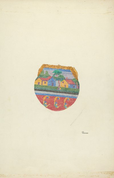 Boncuklu Çanta, c. 1937. by Josephine C. Romano